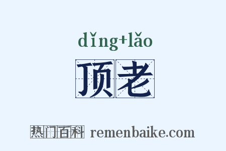 顶老是什么意思的图片